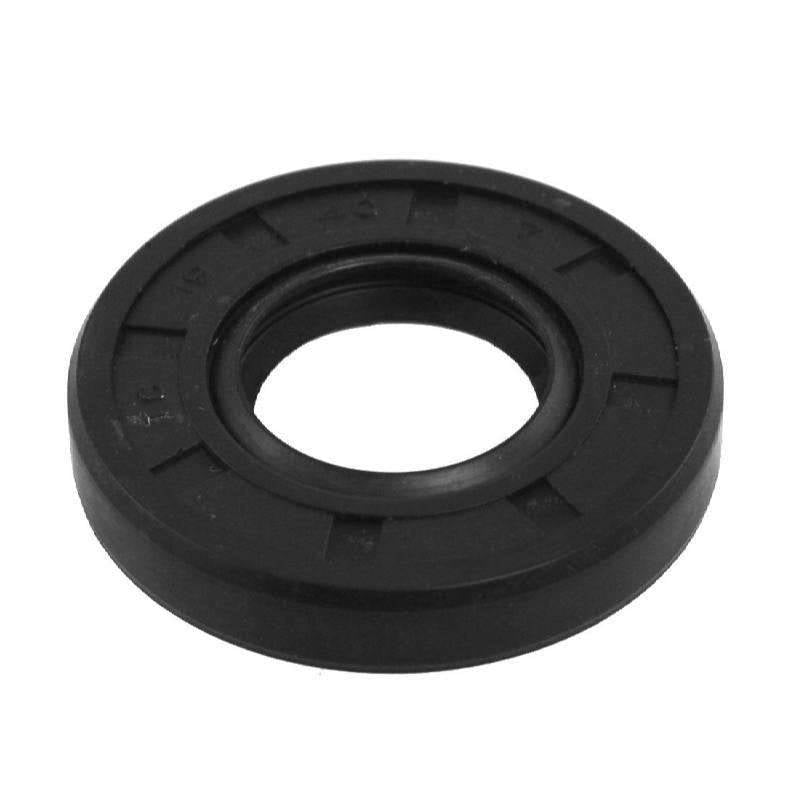 Shaft Oil Seal TCAY 0.58" x 1.25" x 0.30" / 0.35" Rubber Covered Both Side Triple Lip w/Garter Spring Inch