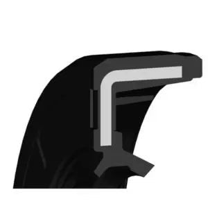 Shaft Oil Seal KC 45x70x12 Rubber Covered Double Lip ID 45mm OD 70mm 45x70x12 45 x 70 x 12 mm - AVX Seals Store